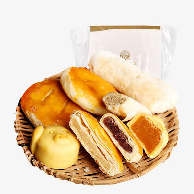 老婆餅高清免摳素材 美味與設計的完美融合